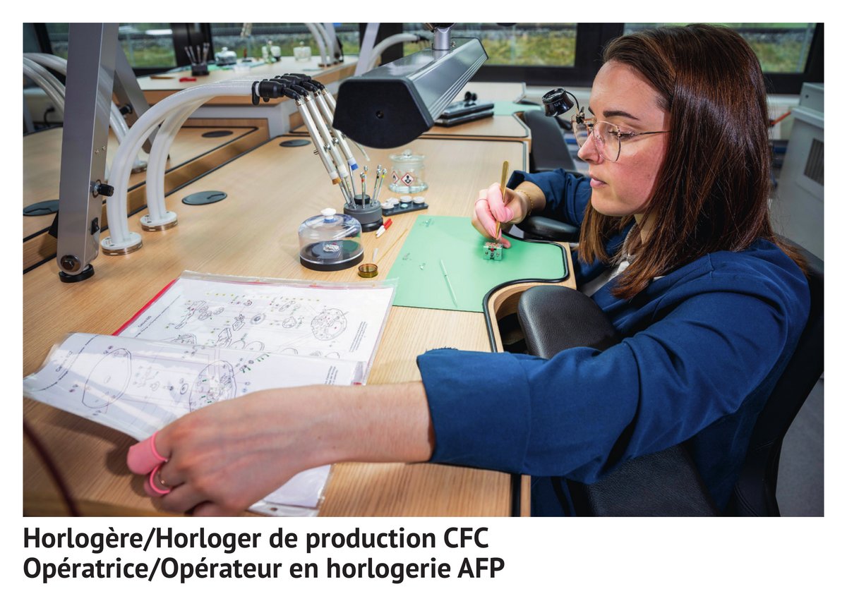 Hor­lo­gè­re/hor­lo­ger de pro­duc­tion CFC, opé­ra­trice/opé­ra­teur en hor­lo­ge­rie AFP