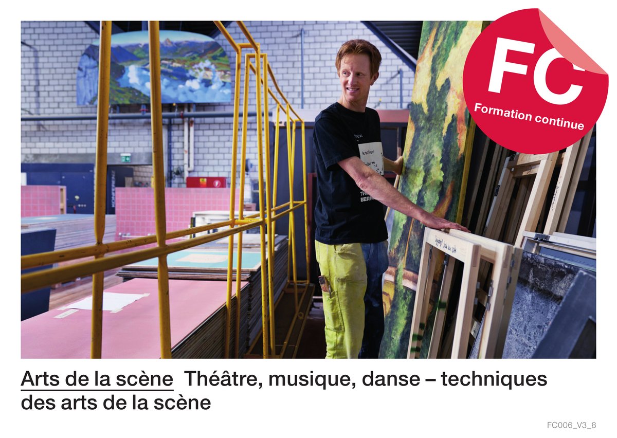 Arts de la scène : théâtre, musique, danse – techniques des arts de la scène (For­ma­tion con­ti­nue)