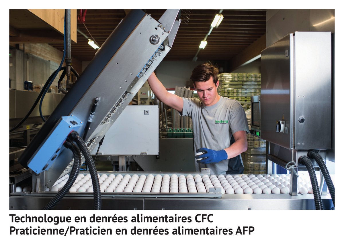 Tech­no­lo­gue en denrées a­li­men­tai­res CFC, pra­ti­cienne/pra­ti­cien en denrées a­li­men­tai­res AFP