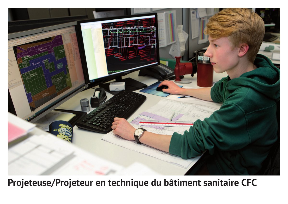 Pro­jet­euse/pro­jet­eur en tech­ni­que du bâ­ti­ment sa­ni­tai­re CFC