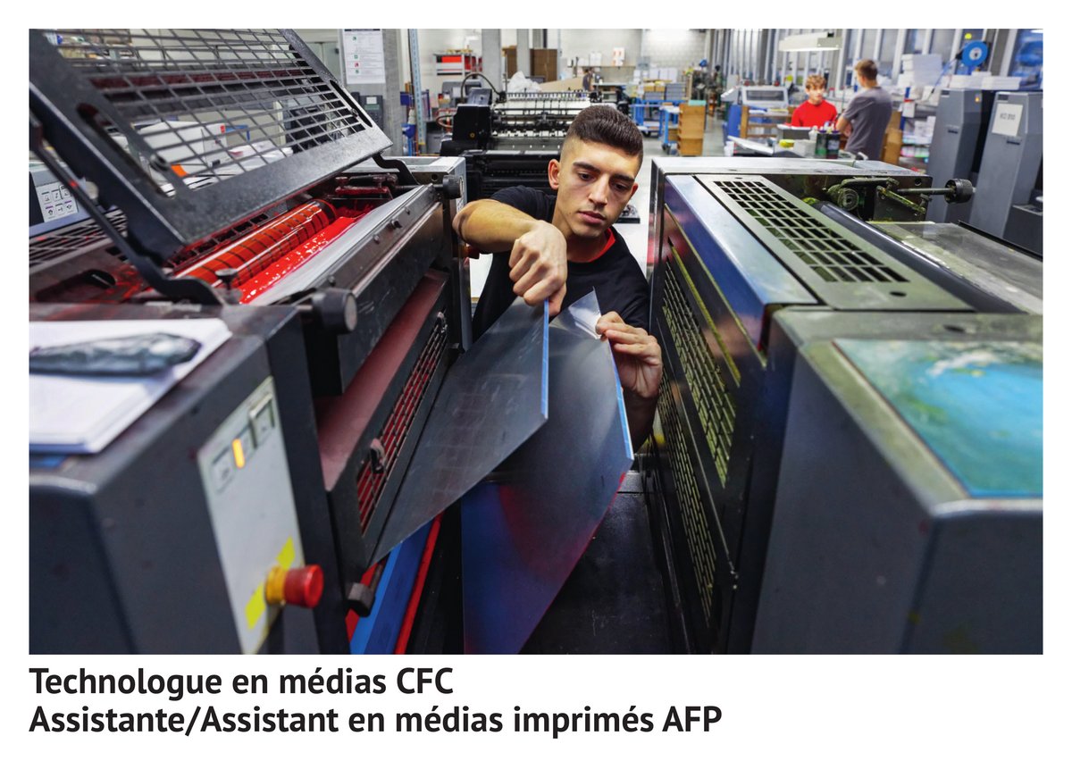 Tech­no­lo­gue en mé­dias CFC, as­sis­tan­te/as­sis­tant en mé­di­as im­pri­més AFP