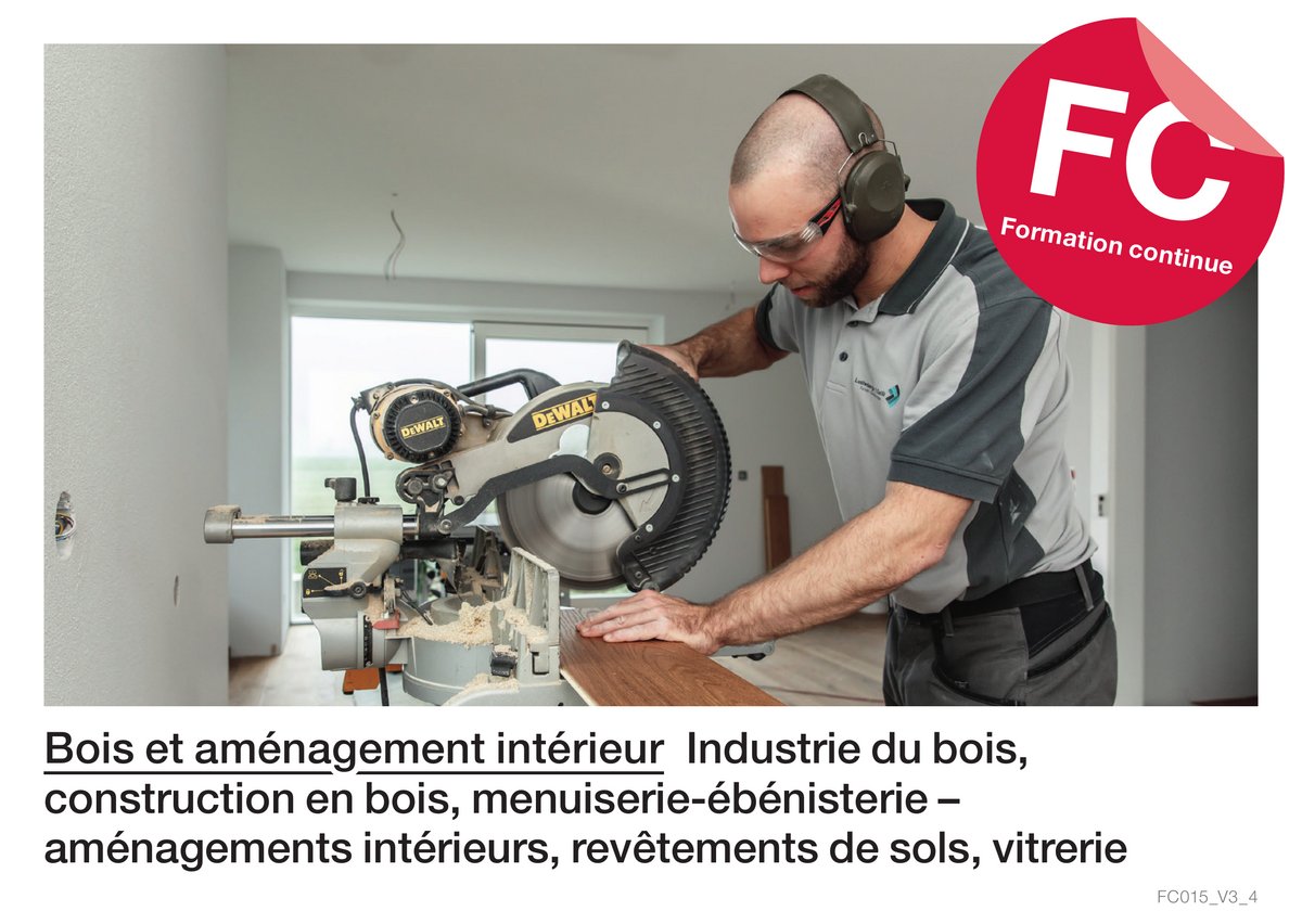 Bois et aménagement intérieur : Industrie du bois, construction en bois, menuiserie-ébénisterie - aménagements intérieurs, revêtements de sols, vitrerie (Formation continue)