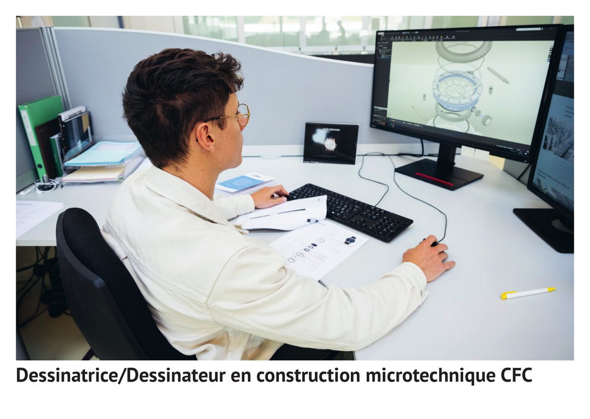 Des­si­na­tri­ce/des­si­na­teur en cons­truc­tion micro­techni­que CFC