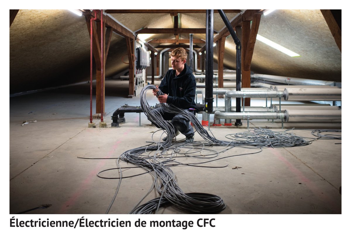 Élec­tri­cien­ne/élec­tri­cien de mon­ta­ge CFC