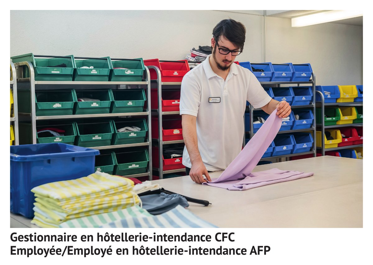 Gestionnaire en hôtellerie-intendance CFC, employée/employé en hôtellerie-intendance AFP