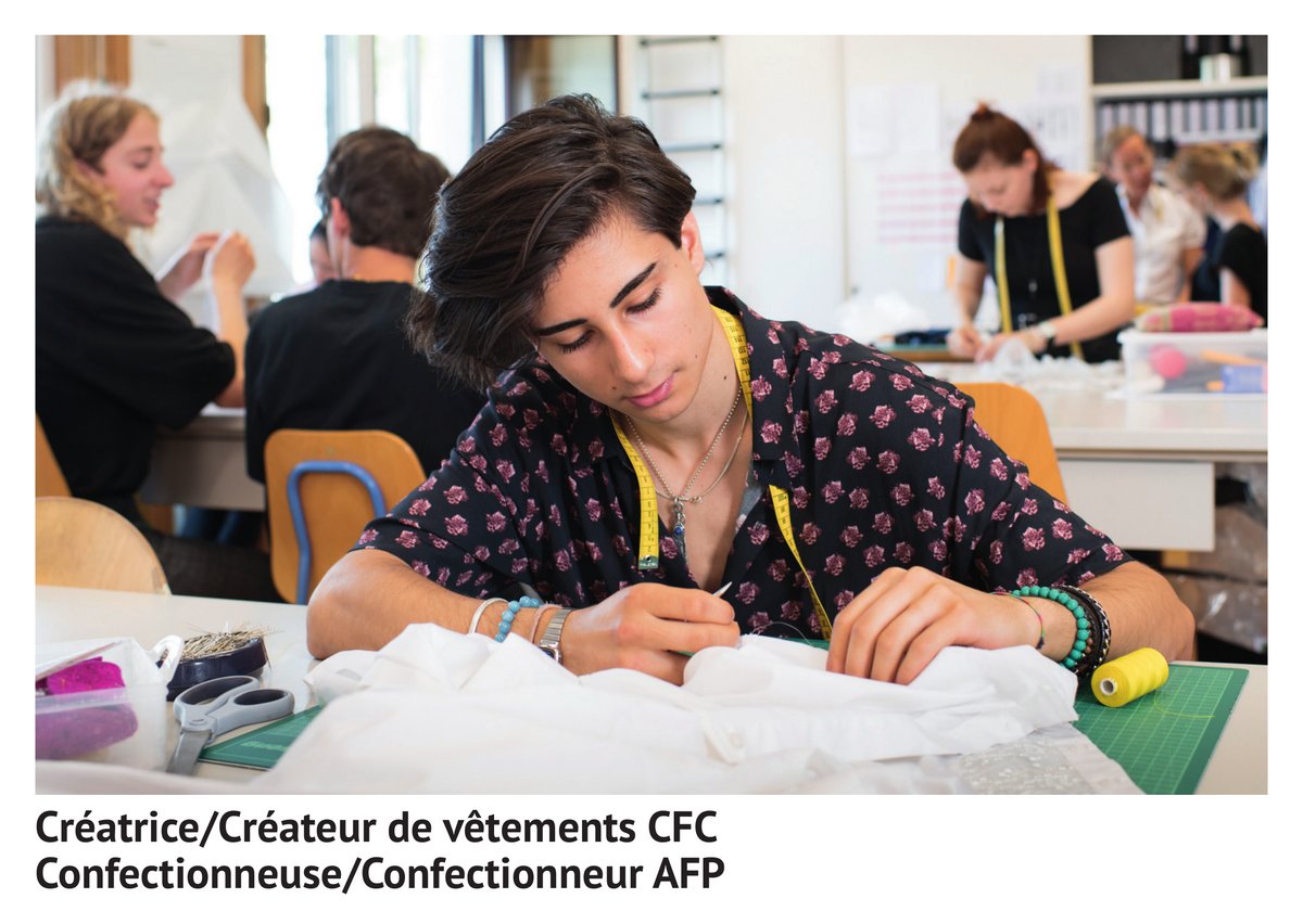 Créa­tri­ce/créa­teur de vê­te­ments CFC, con­fec­tion­neu­se/con­fec­tion­neur AFP