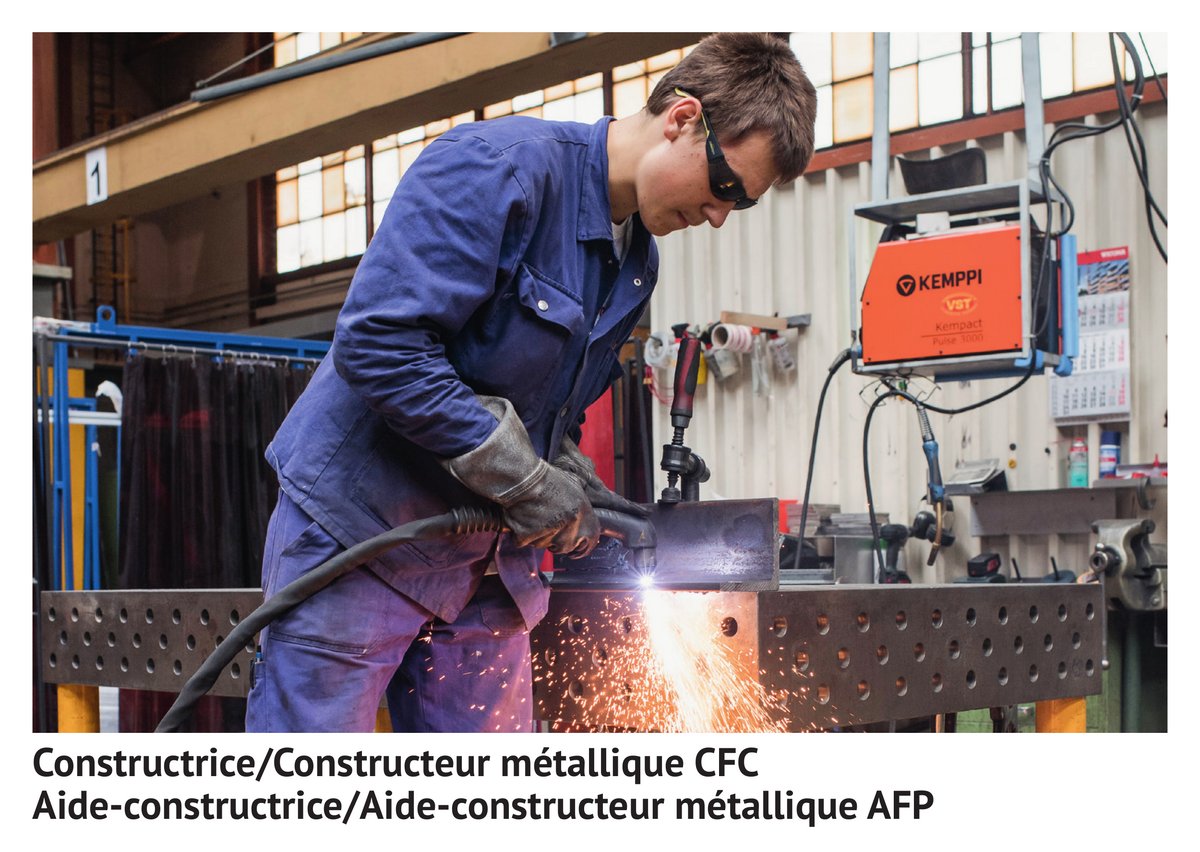 Cons­truc­tri­ce/cons­truc­teur métal­li­que CFC, aide-cons­truc­tri­ce/-cons­truc­teur métal­li­que AFP