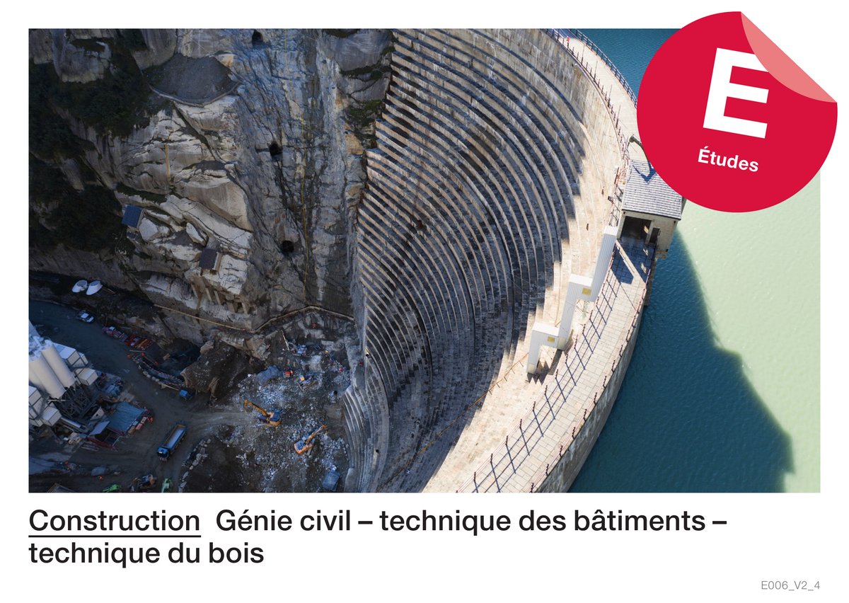 Construction : Génie civil - technique des bâtiments - technique du bois (Etudes)